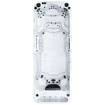 Hot tub shell overhead of 21VE 2101 Series